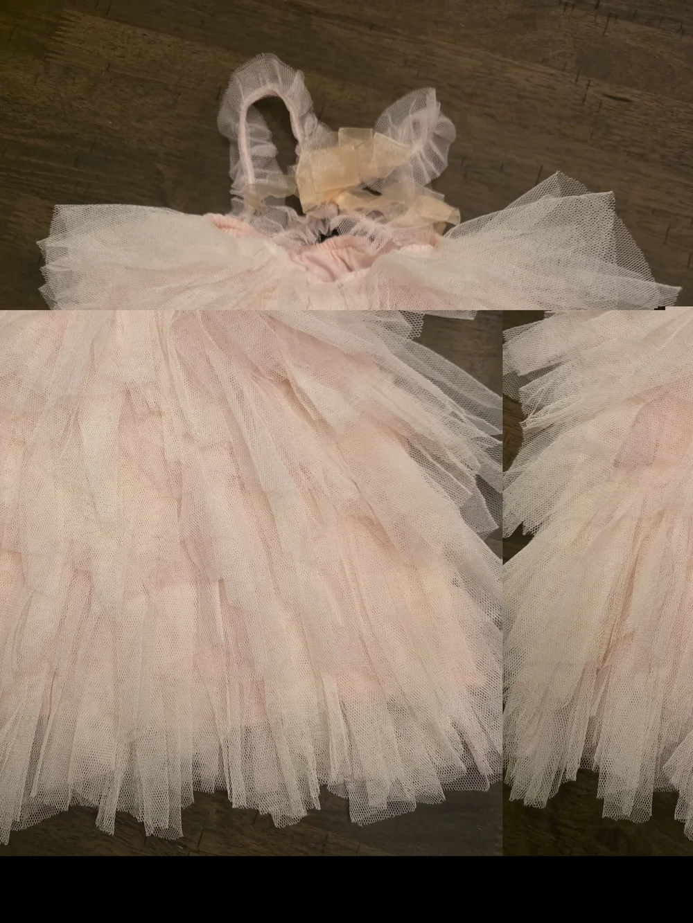 Delicate Pink Tulle Dance Costume Dress for Kids- 12M